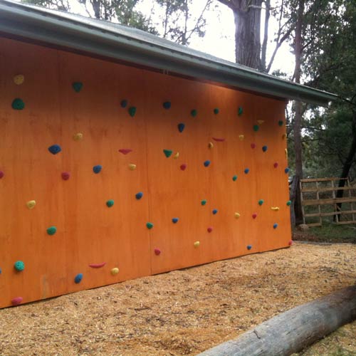 screw on holds only for this climbing wall